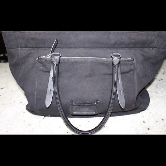 Black Marc By Marc Jacobs canvas tote bag - Picture 2 of 8
